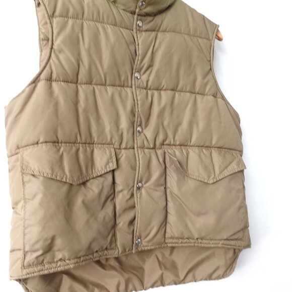 VINTAGE Woolrich Vest Mens Large Green Puffer Jacket Utility Quilted Packable - Picture 8 of 14